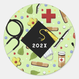 Adesivo Redondo Graduação de Enfermeiros