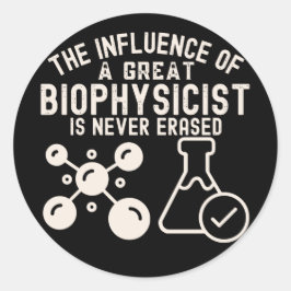 Adesivo Redondo Graduação em Biofísica4, Aniversário de Biofísico