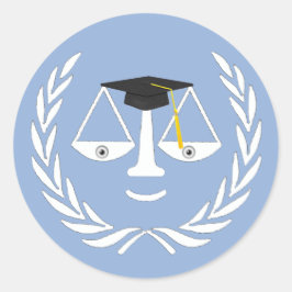 Adesivo Redondo Graduação na Faculdade de Direito