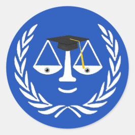 Adesivo Redondo Graduação na Faculdade de Direito