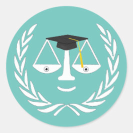 Adesivo Redondo Graduação na Faculdade de Direito
