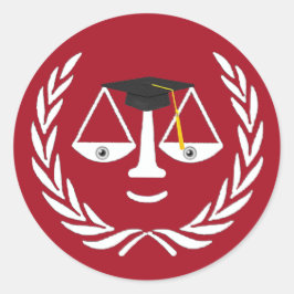 Adesivo Redondo Graduação na Faculdade de Direito