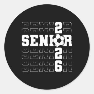 Adesivo Redondo Graduação Senior 2026 Turma De 2026 Escola Futebol