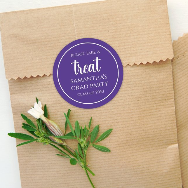 Adesivo Redondo Graduação Simples - Letras Mínimas - Tratamento Ro (Criador carregado)