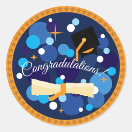 Adesivo Redondo Graduation sticker