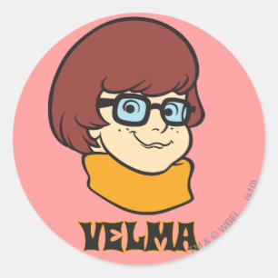 Adesivo Redondo Gráfico conhecido de Velma