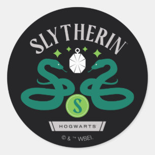 Adesivo Redondo Gráfico de bloqueio de Cobra duplo do SLYTHERIN™ H