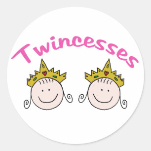 Adesivo Redondo Gráfico Twincess