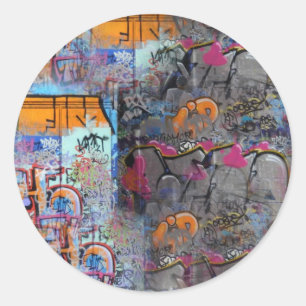 Adesivo Redondo grafites