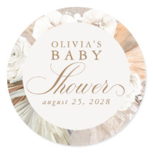 Grama das Pampas e Flores Brancas Boho Elegante