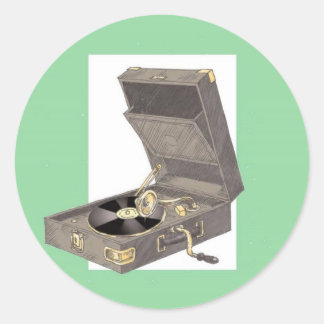 Adesivo Redondo Gramática de Vento para Cima do 1920