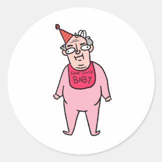 Adesivo Redondo Gran Gran's Big Baby Sticker