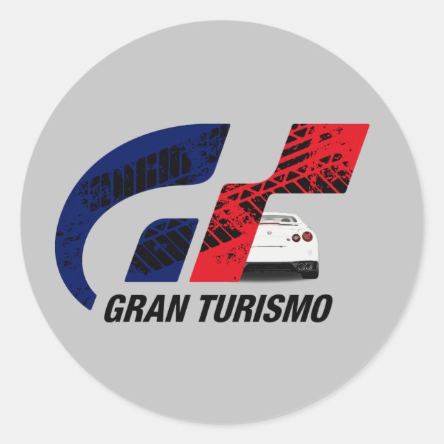 Adesivo Redondo Gran Turismo GT7 Jann Mardenborough Gamer Driver (Frente)