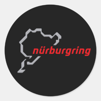 Adesivo Redondo Gran Turismo Nurburgring Nordschleif Gamer Driver