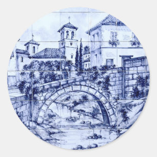 Adesivo Redondo Granada, Espanha