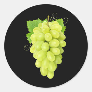Adesivo Redondo Granada Vegetal Foodie Halloween Fora