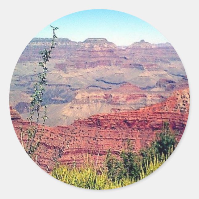 Adesivo Redondo Grand Canyon Stickers (Frente)