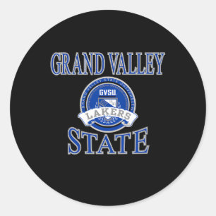 Adesivo Redondo Grand Valley State Lakers Laurels