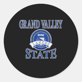 Adesivo Redondo Grand Valley State Lakers Laurels