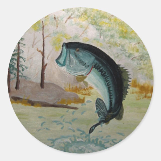 Adesivo Redondo Grande Bass! (Frente)