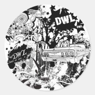 Adesivo Redondo Grande DWL