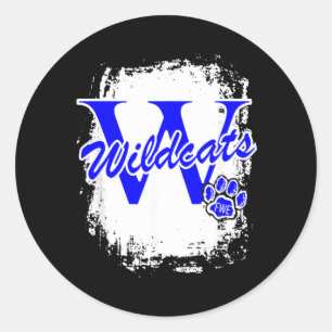 Adesivo Redondo Grande Vitória nos Wildcats