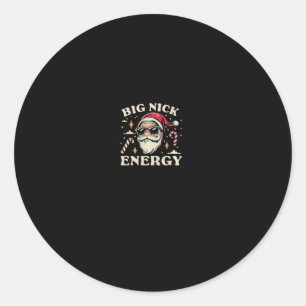 Adesivo Redondo grandes papais noeis de energia de nicho