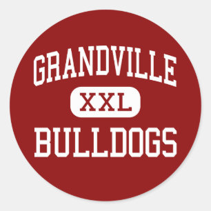 Adesivo Redondo Grandville - buldogues - alto - Grandville