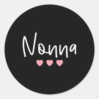 Adesivo Redondo Granma italiana não minimalista avó