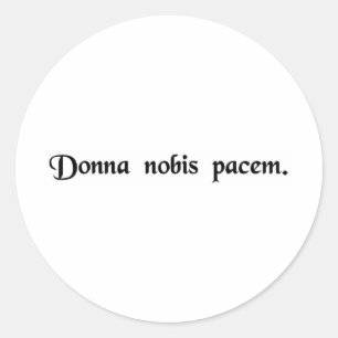 Adesivo Redondo Grant nós paz