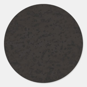 Adesivo Redondo Grão preta da madeira do olhar do latido da