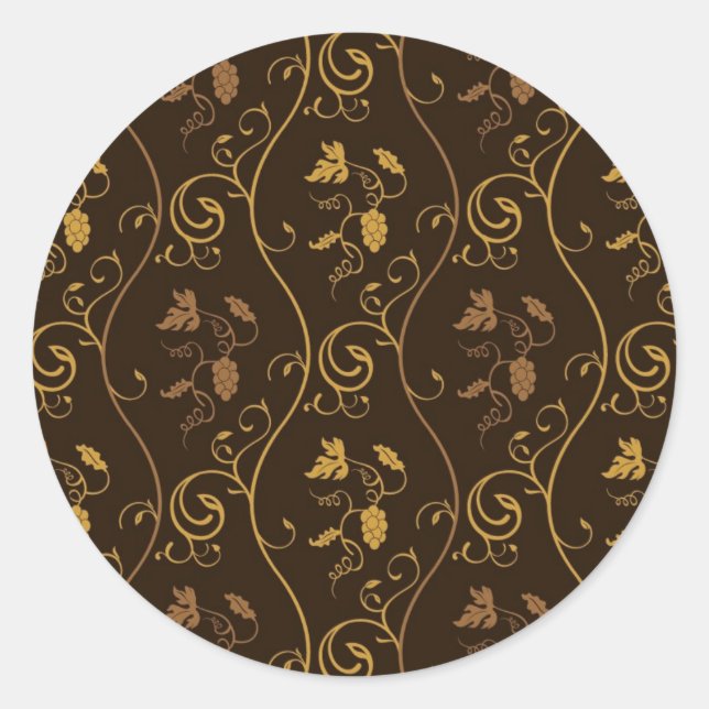 Adesivo Redondo Grãos décor (Frente)