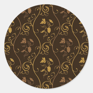 Adesivo Redondo Grãos décor