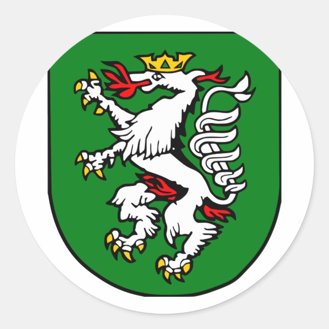 Adesivo Redondo Graz, Áustria (Frente)
