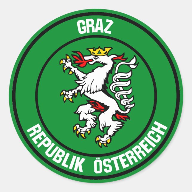 Adesivo Redondo Graz Round Emblem (Frente)