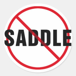 Adesivo Redondo Great Dane No Saddle