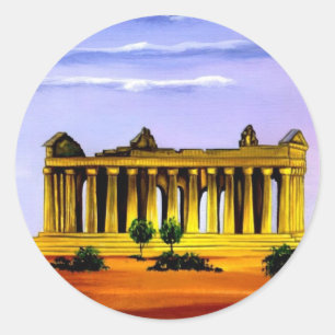 Adesivo Redondo Grécia