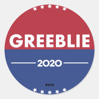 Adesivo Redondo Greeblie 2020 Sticker