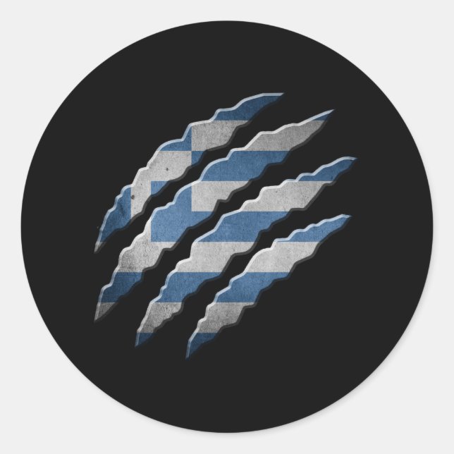 Adesivo Redondo Greece (Frente)