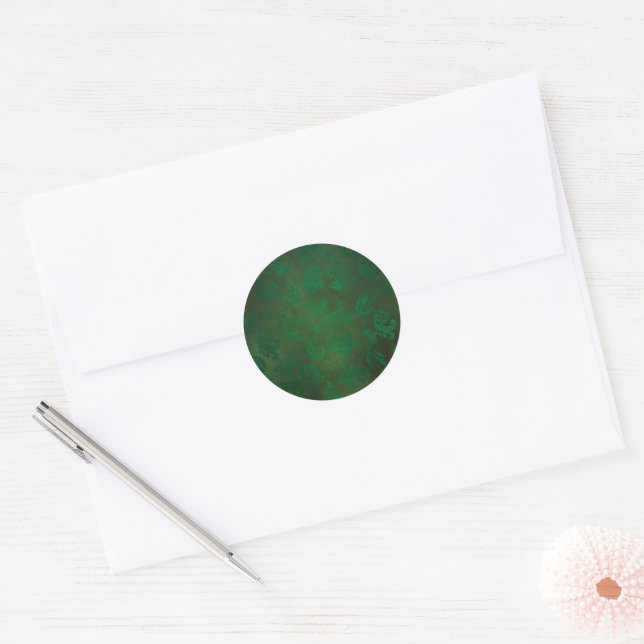 Adesivo Redondo Green (Envelope)