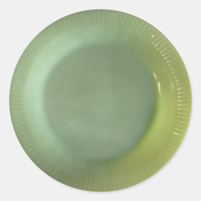 Adesivo Redondo Green Jadeite Plate (Frente)