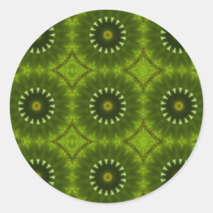 Adesivo Redondo Green Suns