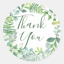 Greenerage Foliage Wreath Obrigado