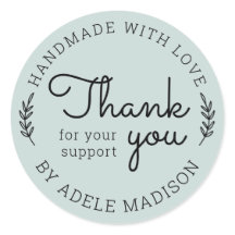 Greenery Homemade Com Amor Obrigado