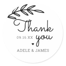 Greenery Obrigado Casamento