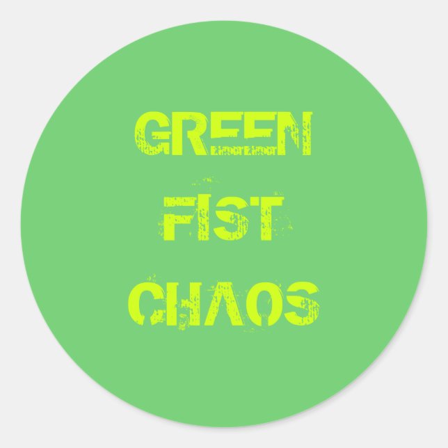 ADESIVO REDONDO GREENFISTCHOS (Frente)