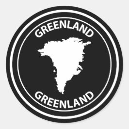 Adesivo Redondo Greenland