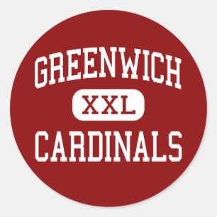 Adesivo Redondo Greenwich - Cardinals - Alto - Greenwich