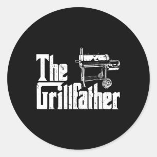 Adesivo Redondo Grelhador Defumador E Churrasqueira Grillfather Gr