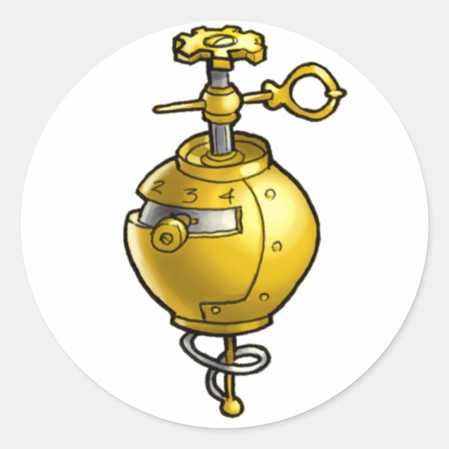 Adesivo Redondo Grenade Sticker (Frente)